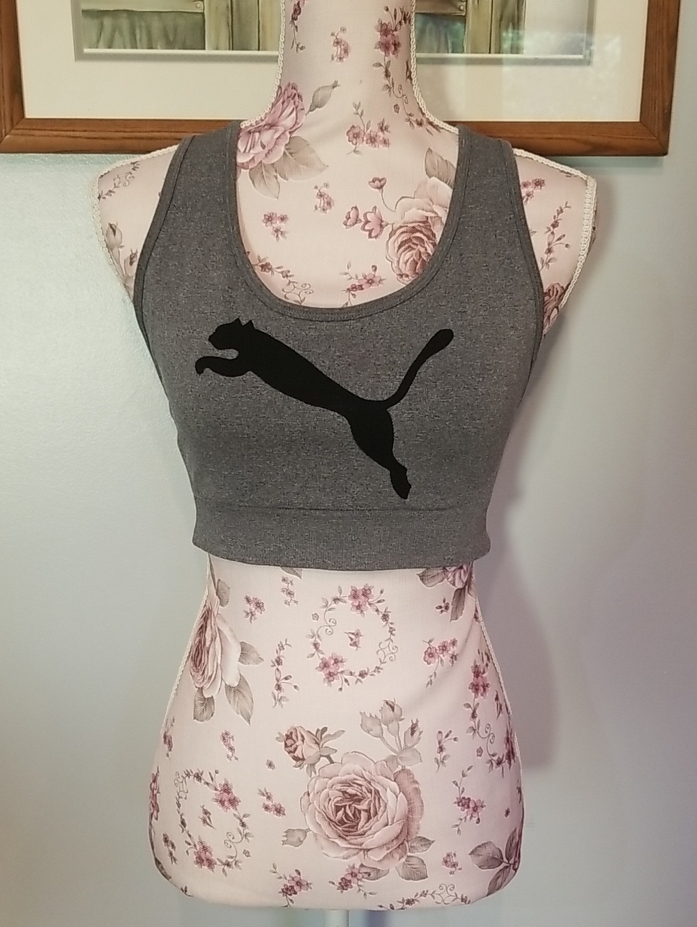 Puma Gray Sports Bra